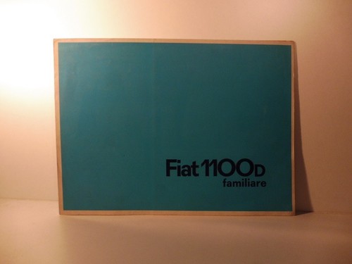 Fiat 1100d familiare brochure - familiare, (brochure