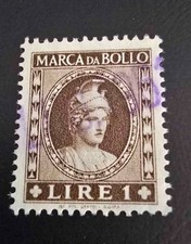 Marca da Bollo da 1 lira