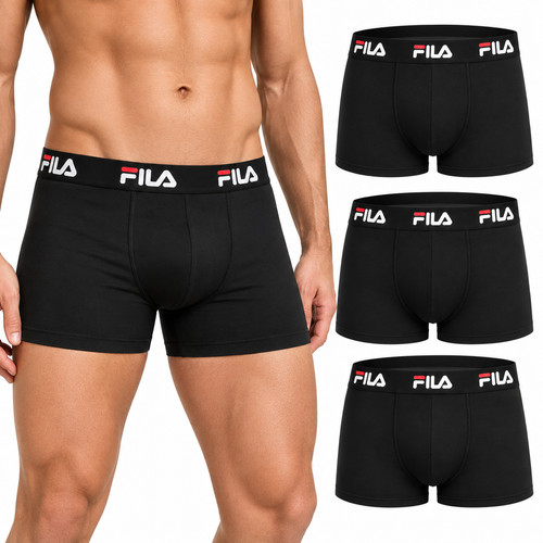 Fila boxer uomo pezzi nero - uomo,