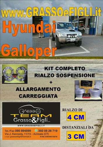 Kit completo rialzo molle 4 - rialzo, +