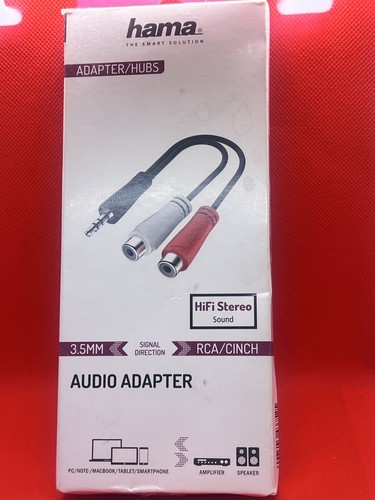 Hama aux adattatore audio - adattatore,