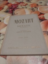 Mozart Sonate Per Pianoforte Edwin Fisher Libro