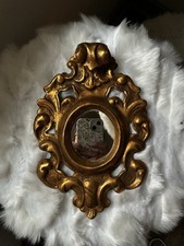 Mini specchio ovale decorato