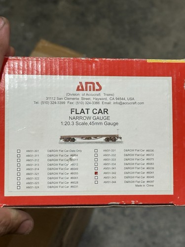 Accucraft ams 20 3 - ams, flat