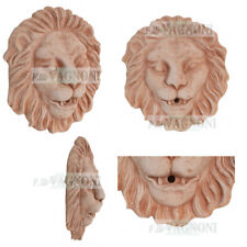 Mascherone testa Leone per fontana rubinetto arredo decoro in terracotta cm 50