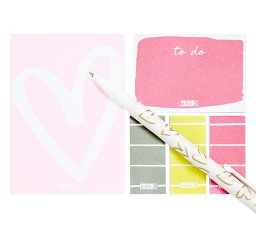 Kikki set note adesive love - set,