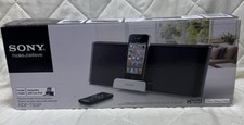 Sony RDP-T50iP sistema di docking audio personale iPod iPhone iPad telecomando mancante