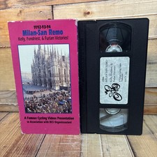 Milan - San Remo Kelly, Fondriest, & Furlan Victories ! VHS Tape Used Cycling