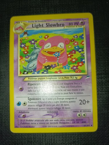 Carte pokemon light slowbro - light,