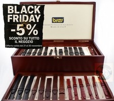 NOS BROS Cinturino per Orologio da Polso Vera Pelle  Made Italy Liscia Stampati