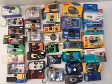 Lotto 35x Macchine Fotografiche Usa E Getta Kodak Agfa Konica Subacquee -E24