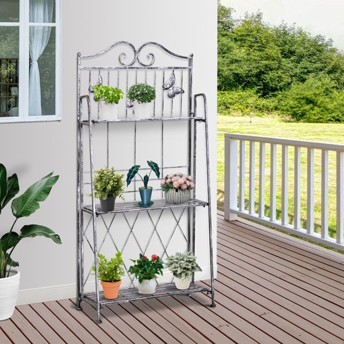 Outsunny scaffale per fiori - scaffale,