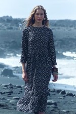 NWT ZARA LONG PRINTED DRESS ZW