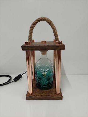 Lampada bottiglia gin naso