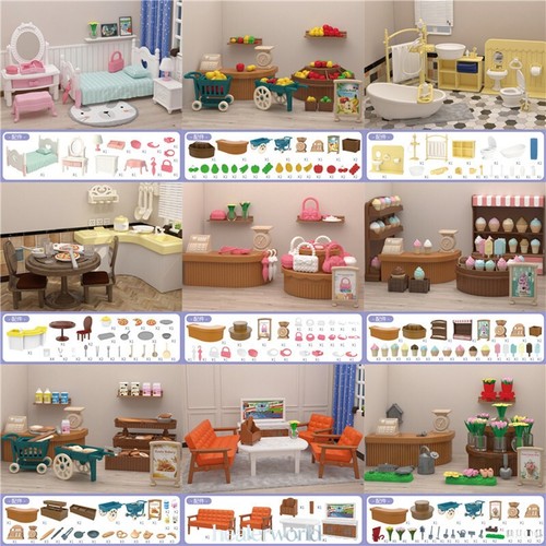 1set casa delle bambole - casa,