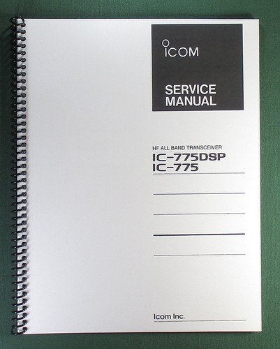 Icom 775dsp manuale di - icom, ic-775dsp