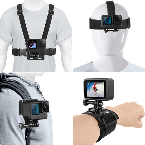 Chest mount harness in 1 - mount, 4