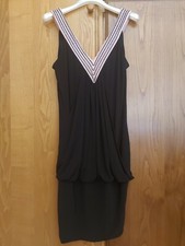 Abito nero bianca brandi