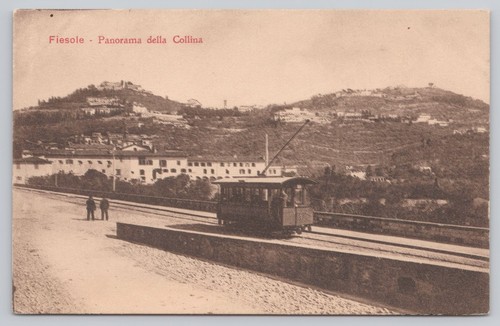 Cartolina epoca fiesole - d'epoca,
