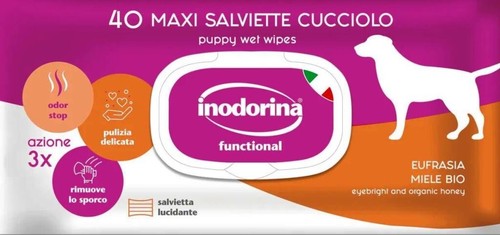 Salviette detergenti inodorina - salviette,