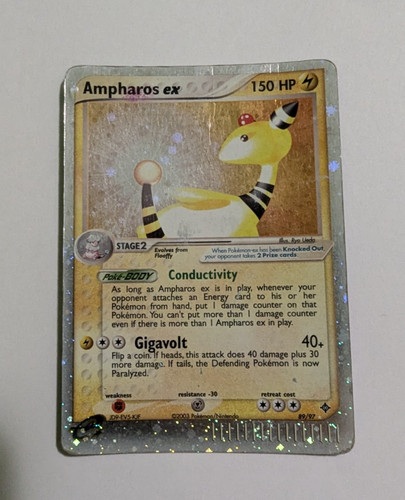 Pokemon ampharos 97 2004 - ampharos, ex