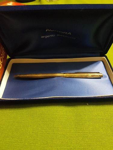 Penna biro aurora argento - aurora,