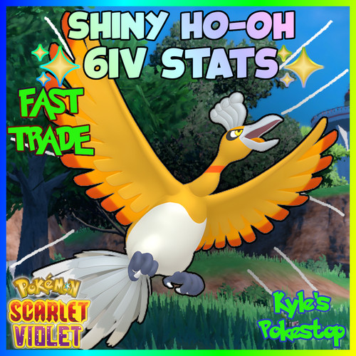 6iv shiny oh - shiny, ho-oh