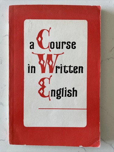 Course written english - in,