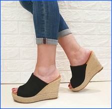 scarpe donna estive zeppe alte