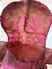 Antica sedia damascata seta