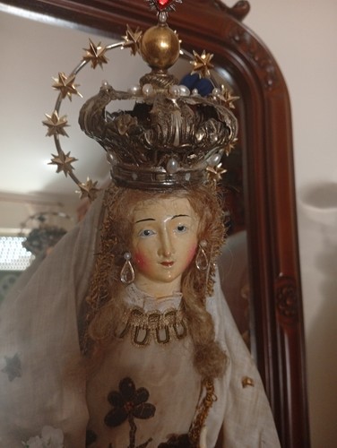 Antica statua sacra madonna - statua,