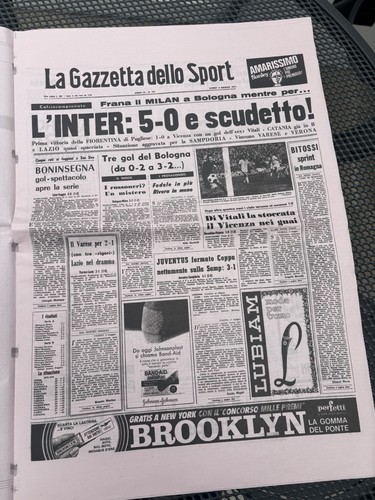 Giornale calcio ristampa - giornale,