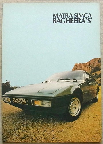 Brochure vendita auto matra - vendita,