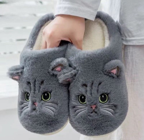 Dolce gatto pantofole - , soffice