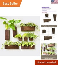 Fioriera rustica da parete in