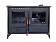 Fornello ghisa con forno - fornello, in