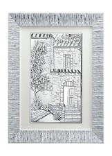 QUADRO PAESAGGIO ARGENTO