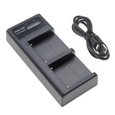 Caricabatteria doppio USB per Sony DSR-PD170 DSR-PD150P DSR-PD190P DSR-PD170P 8,4V