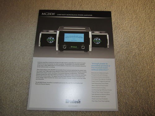 Mcintosh mc2kw amplificatore - mc2kw,