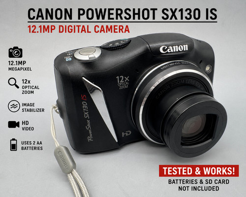 Canon powershot sx130 1 - is, 12,1