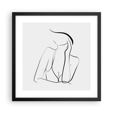 Poster 40x40cm Donna Linee