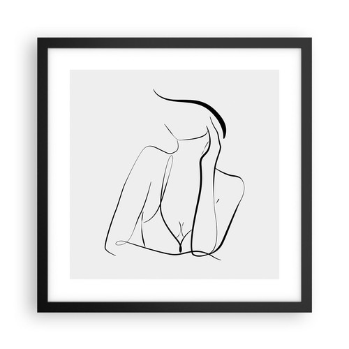 Poster 40x40cm donna - 40x40cm,