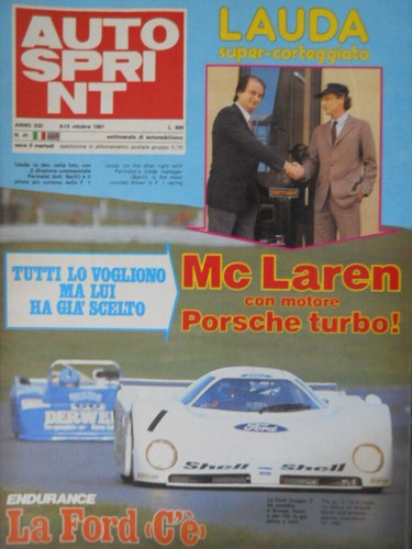 Autosprint 1981 laren - mc,
