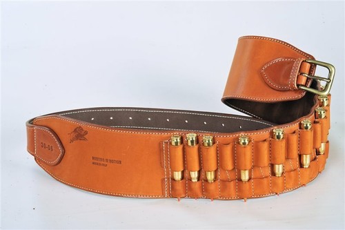 Cartridge leather belt - , cal