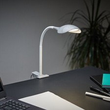 LED Lampada Morsetto Grigio