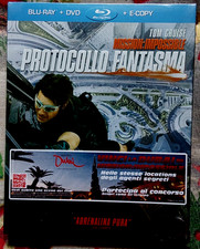 Tom Cruise -Mission Impossible 4 Protocollo Fantasma Blu-Ray+DVD.Nuovo Sigillato