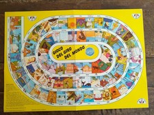 GIOCO DEL GIRO DEL MONDO Gioco dell'Oca  Edizione Marca Stella Vintage 1980's