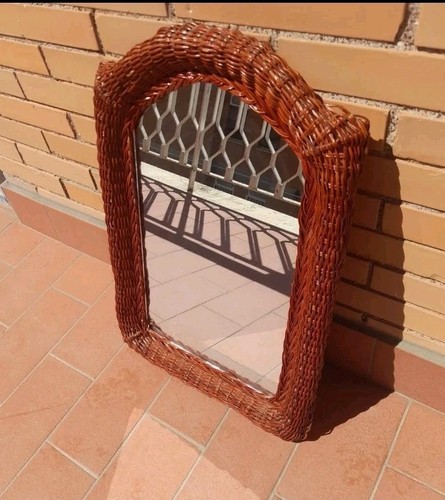 Specchio sagomato vimini - sagomato,