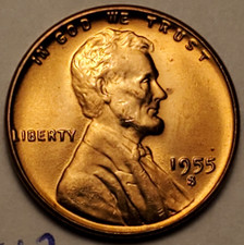 1955 S US Uncirculated 1 Cent