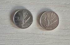 Lotto Di 2 Monete 2 Lire 1953